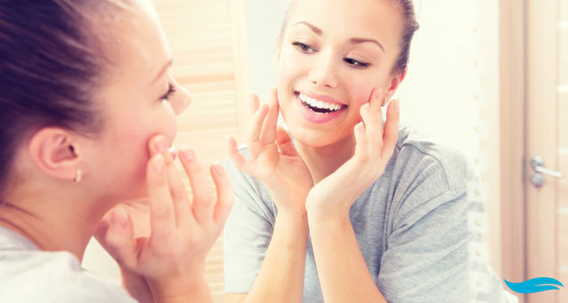 Skincare Tips For People With Sensitive Skin | Woman Applying Creams in face | Jiva Spa Toronto anti aging facials beauty spa salon skin rejuvenation medispa